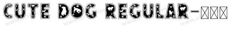 Cute Dog Regular字体转换